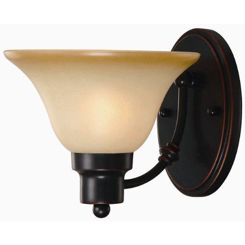 Hardware House Bristol Series 1 Light Oil Rubbed Bronze 7-1/4 Inch by 7-3/4 Inch