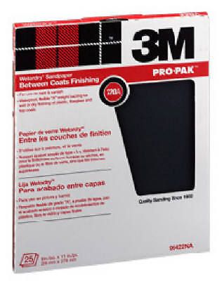 3M COMPANY - Trim-M-Ite 9 x 11-Inch 320-Grit Silicon Carbide Wet/Dry Sandpaper