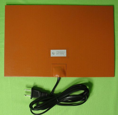 200 Watt 120 V Volt Silicone Pad Tank Heater Waste Vegetable Oil  Biodiesel WVO