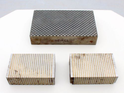 Lot of matched pair of magnetic transfer parallel blocks &amp; surface plate nice! for sale