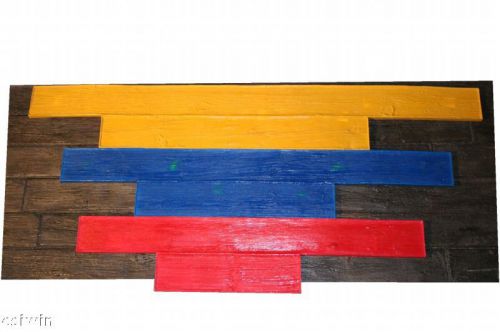 Walttools wood plank concrete stamp set - 5pc for sale