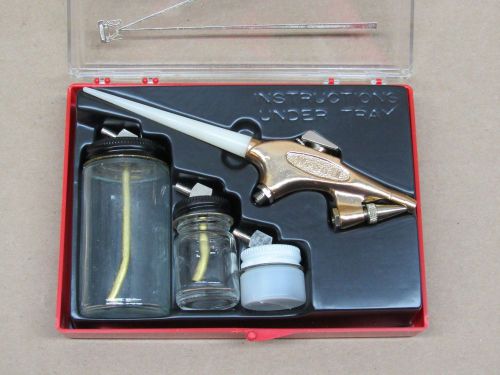 Binks wren airbrush kit. new in box. 59-10006 set no 2. complete kit! nos! for sale