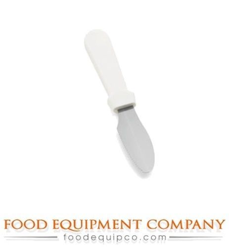 Tablecraft 4104w sandwich spreader 9-1/2&#034; stainless steel blade white abs... for sale