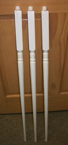 36&#034; TAPER TOP PRIMED WHITE BALUSTER SPINDLES 28/BOX 5015 BALUSTERS
