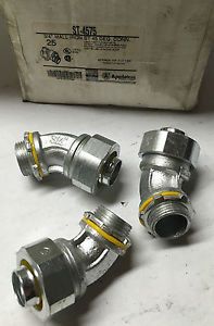 Appleton st4575 - 3/4&#034; mall iron 45° liquid tight connector - qty. 22 for sale
