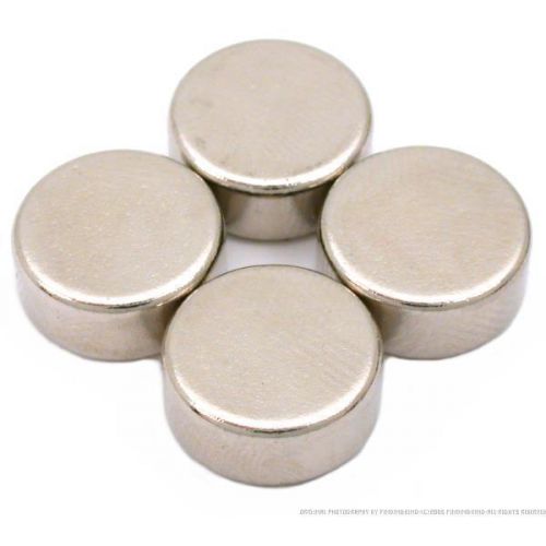 4 Neodymium Rare Earth Magnets 9/16&#034; Strong Magnet Round Disc Craft Tool