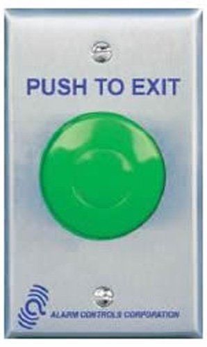 Alarm control asp-14 access control pneumatic time delay exit push button, for sale