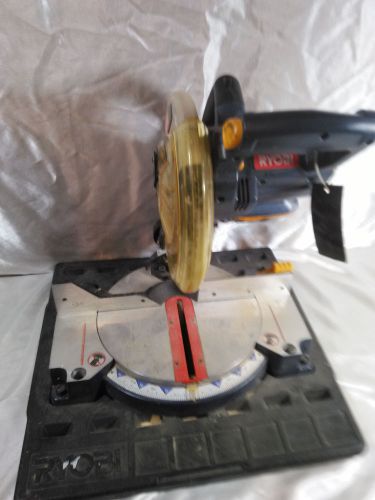 RYOBI CORDLESS 8 1/4 INCH MITRE SAW MS181 USED NO BATTERY WORKS OK CALC SHIPPING
