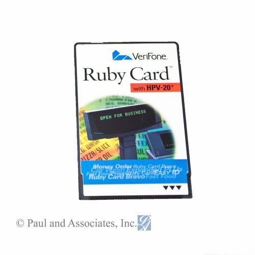 Verifone Ruby Card HPV-20 P040-07-507 Expanded PLU