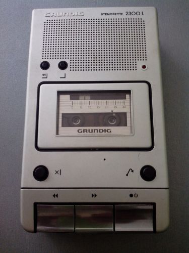 Dictaphone Grundig Stenorette 2300L with Original casette