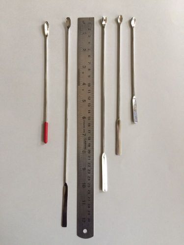 KAYCO 5 Pieces MICRO-SPATULA STAINLESS STEEL -  Medical/General Laboratory Aid