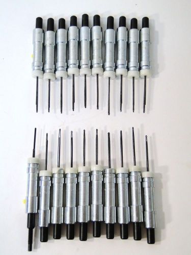 20 pc wedgelock cylindrical cleco fasteners 3/32&#034; aircraft tools for sale
