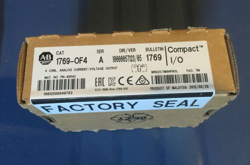 NEW! Sealed 1769-OF4 1769-0F4 Ser A  CompactLogix  Analog Output Module  2015
