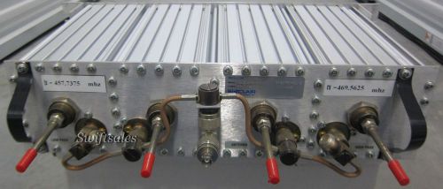 Sinclair Technologies Q3220E 4-Cavity Rack Mount UHF Duplexer #3 Tested &amp; Clean