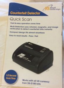 New Royal Sovereign Quick Scan Counterfeit Detector (RCD-2120)