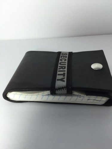 POLICE SECURITY MEMO PAD COVER HANDMADE THICK LEATHER