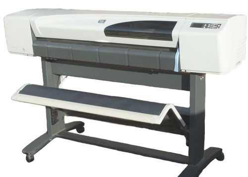 Hp designjet 500 42-inch roll printer (c7770b) with extra ink cartridges &amp; paper for sale