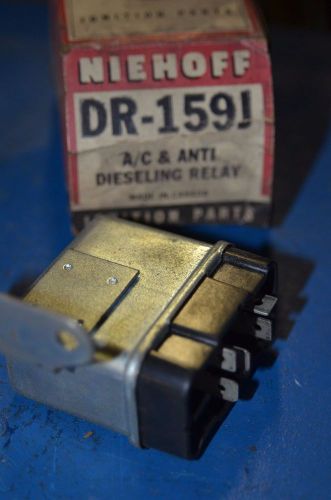 Niehoff DR-159J A/C &amp; Anti Dieseling Relay Restoration Car Truck Ignition Parts