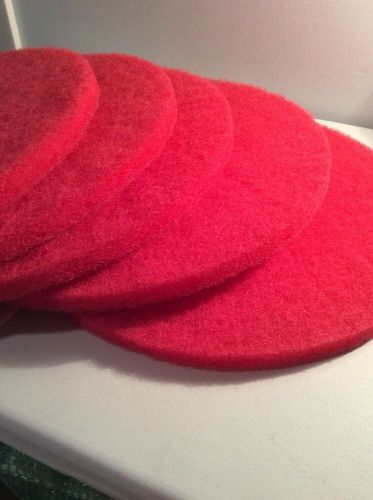 Mercer Abrasives 18&#034; Buffing Pads Pack Of 5 Red