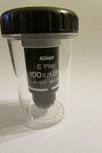 Nikon E PLAN 100X Microscope Objective