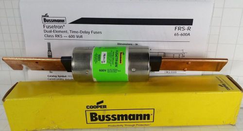 New Cooper Bussmann Fusetron Dual Element Fuse 175A 600V FRS-R-175 FRS-R 6F239