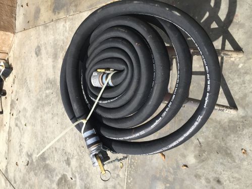 1 1/2&#034;&#034; x 25&#039; fuel / water / chemical discharge hose - w/m &amp; f camlock fittings for sale