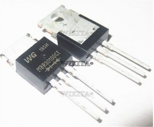 5pcs mbrf30100ct mbr30100 diode schottky 30a 100v to-220 #1214985