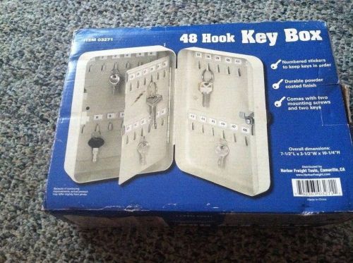 48 Hook Key Box Locking Wall Mount Storehouse Brand