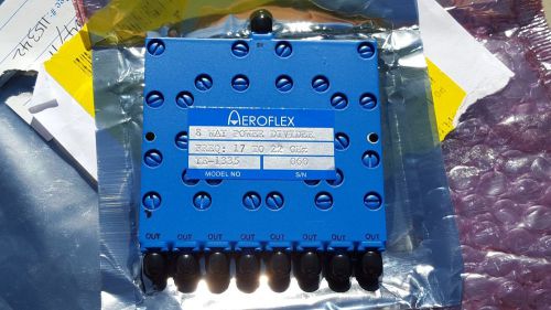 Aeroflex YE-1335 SMA RF Power Divider Splitter Combiner 17-22 GHz 8 Way NEW