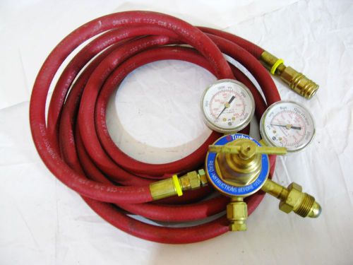 Turbo torch nitrogen purge kit valve &amp;  hose for sale
