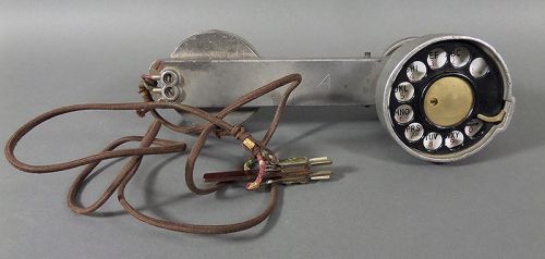 Vintage Lineman&#039;s Rotary Telephone Tester Steampunk Phone Butt Set