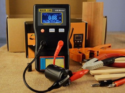 Mesr100 v2 autoranging in circuit esr capacitor meter tester up to 0.001 to 100r for sale