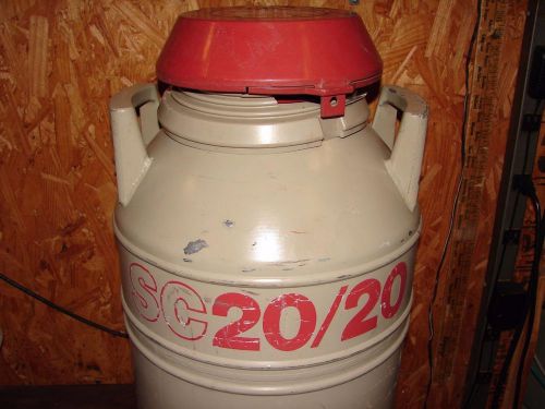 MVE SC 20/20 vapor LIQUID NITROGEN TANK Cryogenic Dewar tank