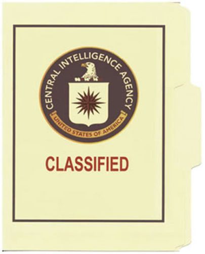 CIA Classified File Folder 5-Pack Item #Z57
