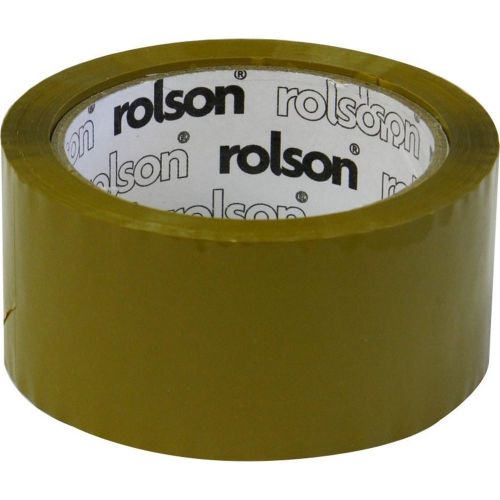 Rolson 60388 Brown Parcel Packing Moving Shipping Tape 50mm 50mmx 66m