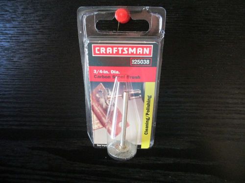 Craftsman Carbon Steel 3/4 in Dia Wire Brush Cleaning/Polishing
