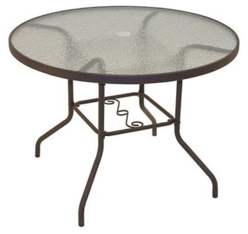 Rio Brands Outdoor Patio Round Dining Table 40-In PTS40TS