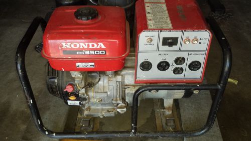 Honda EG3500 8HP 242CC Air Cooled Generator in Great Condition