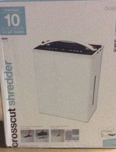 Paper Shredder by EcoLife  10 Sheet GXW104BC, Premo Series White
