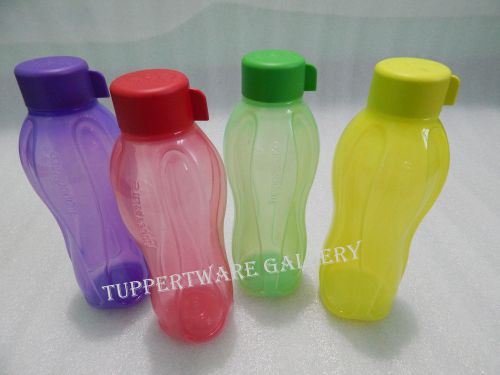 Tupperware aqua safe water bottles 1000 ml ( 1 ltr ) - set of 4 bottles for sale