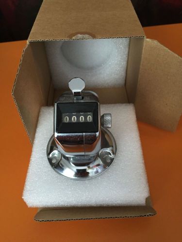 Tally Counter Clicker 4 digit - Handheld or Base Mount