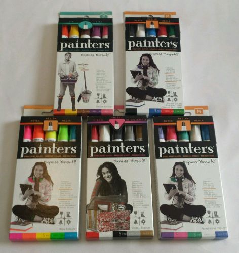 Elmers Painters Opaque Paint Markers Lot of 5 pks All New Assorted Colors