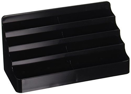 Deflecto Recycled Business Card Holder, Holds 450 2&#034; x 3.5&#034; Cards, Eight-Pocket,