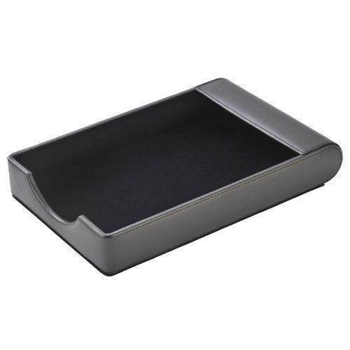 Buddy Products Leather Paper Tray, Legal Size, 2.38 x 15.31 x 10.44 Inches,