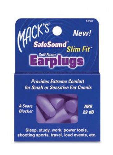 MCKEON 1 X Mack&#039;s Slim FitTM Ear Plugs, 5 Pair Box
