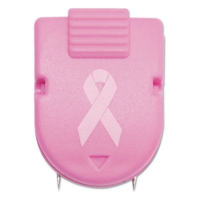 Breast Cancer Awareness Wall Clips for Fabric Panels, Pink, 10/Box