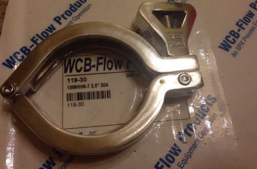WCB-Flow Porducts 119-30 Sanitary Clamp, 13MHHM-7 2.0&#034; 304