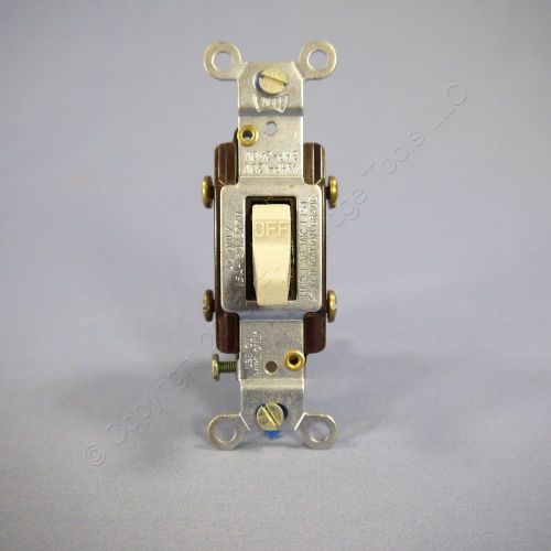Eagle gray commercial double pole toggle wall light switch 15a bulk cs215gy for sale
