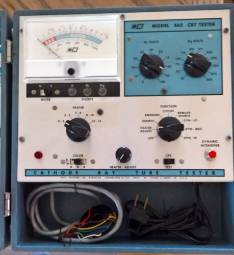 B&amp;K Model 465 CRT Tester w/Manuals