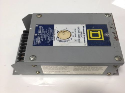 Gc100 square d ground fault relay 120wr0002570 for sale